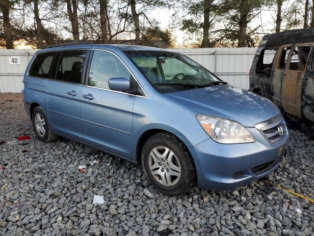 5FNRL38737B122719 - 2007 HONDA ODYSSEY EXL BLUE photo 4