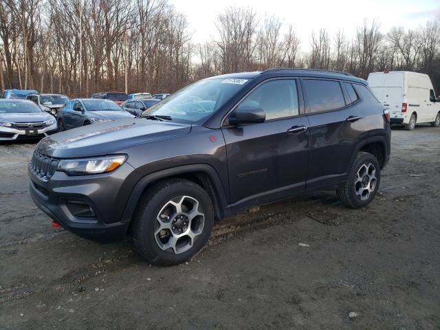 3C4NJDDB6NT170573 - 2022 JEEP COMPASS TRAILHAWK GRAY photo 1