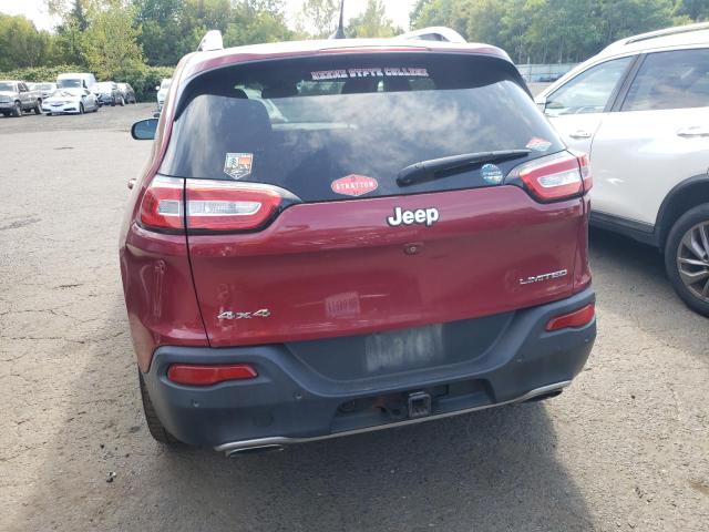 1C4PJMDS8GW249779 - 2016 JEEP CHEROKEE LIMITED RED photo 6