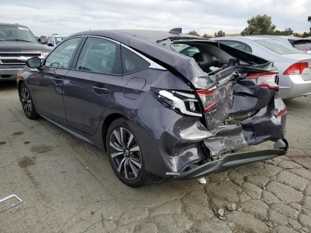 19XFL1H73NE014577 - 2022 HONDA CIVIC EXL ნაცრისფერი ფოტო 2