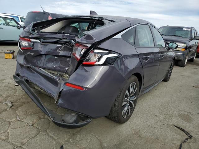 19XFL1H73NE014577 - 2022 HONDA CIVIC EXL ნაცრისფერი ფოტო 3