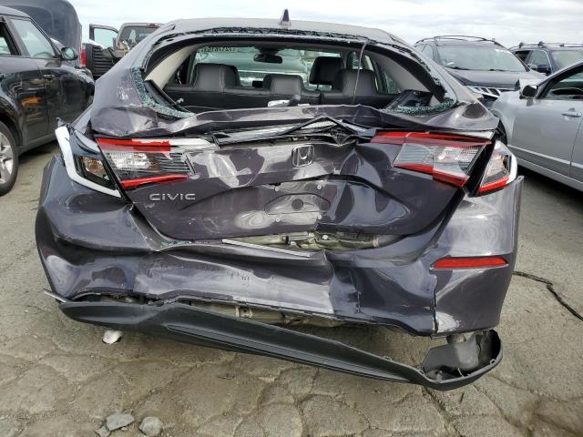 19XFL1H73NE014577 - 2022 HONDA CIVIC EXL ნაცრისფერი ფოტო 6