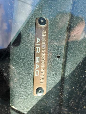 JM1NB3538Y0147151 - 2000 MAZDA MX-5 MIATA BASE GREEN photo 12