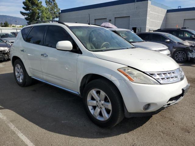 JN8AZ08T67W503696 - 2007 NISSAN MURANO SL WHITE photo 4