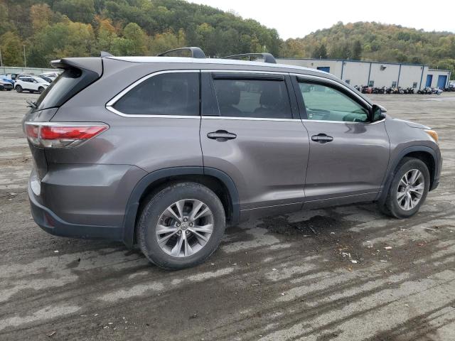 5TDJKRFH0FS185012 - 2015 TOYOTA HIGHLANDER XLE GRAY photo 3
