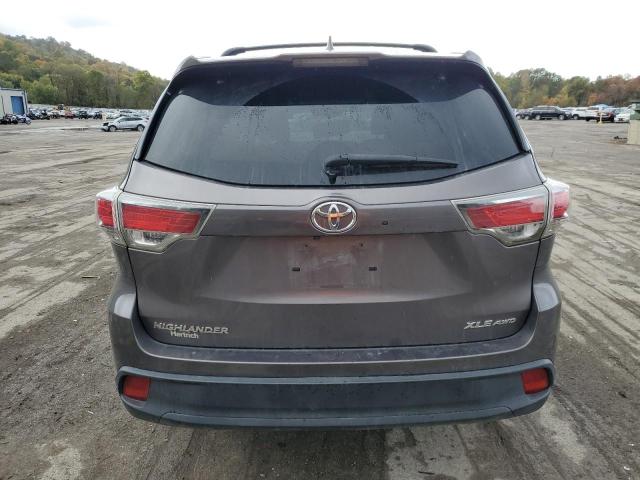5TDJKRFH0FS185012 - 2015 TOYOTA HIGHLANDER XLE GRAY photo 6