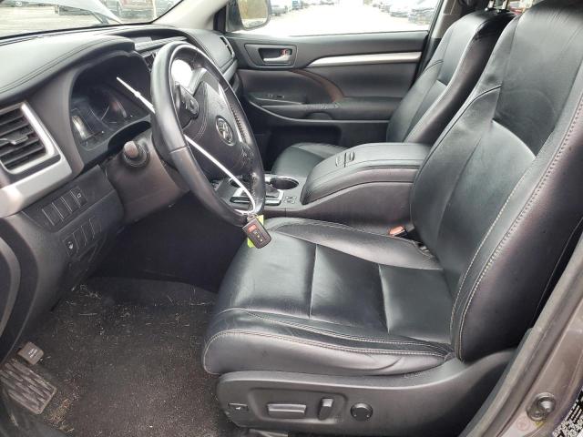 5TDJKRFH0FS185012 - 2015 TOYOTA HIGHLANDER XLE GRAY photo 7