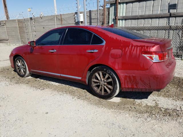 JTHBK1EG8B2423705 - 2011 LEXUS ES 350 RED photo 2