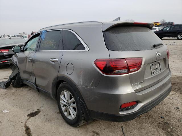 5XYPG4A31KG451249 - 2019 KIA SORENTO L SILVER photo 2