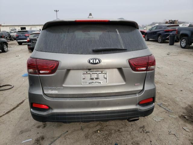 5XYPG4A31KG451249 - 2019 KIA SORENTO L SILVER photo 6