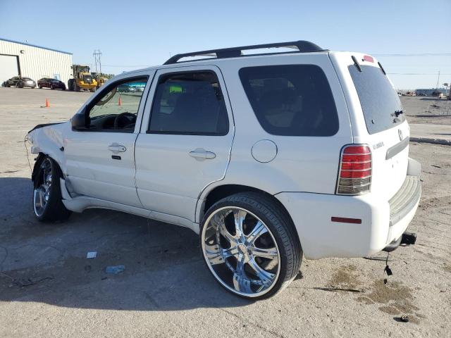 4M2YU57146KJ15887 - 2006 MERCURY MARINER WHITE photo 2