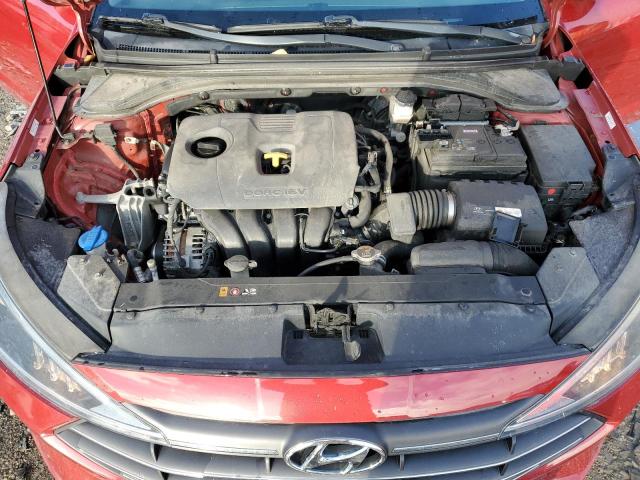 KMHD74LF3KU838793 - 2019 HYUNDAI ELANTRA SE RED photo 11