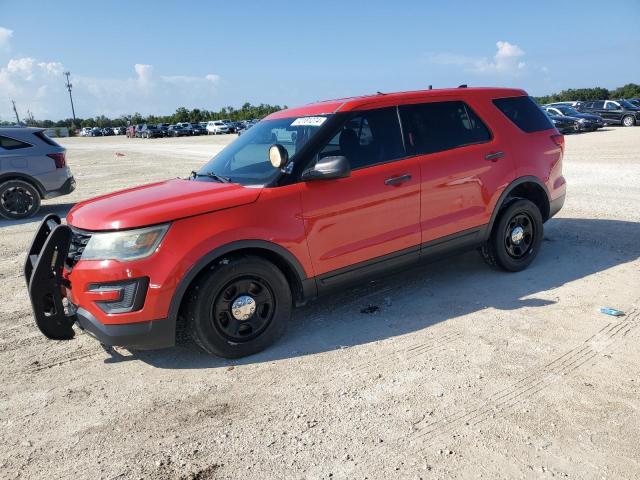 1FM5K8AR9GGB55543 - 2016 FORD EXPLORER POLICE INTERCEPTOR წითელი ფოტო 1