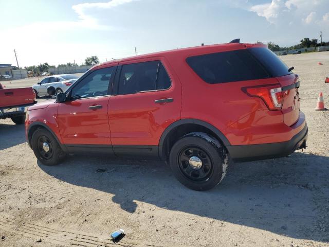 1FM5K8AR9GGB55543 - 2016 FORD EXPLORER POLICE INTERCEPTOR წითელი ფოტო 2
