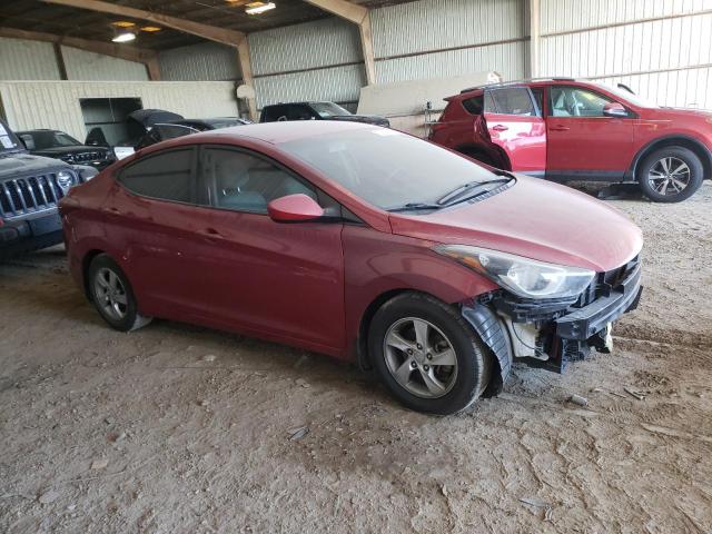 KMHDH4AE5EU205370 - 2014 HYUNDAI ELANTRA SE RED photo 4