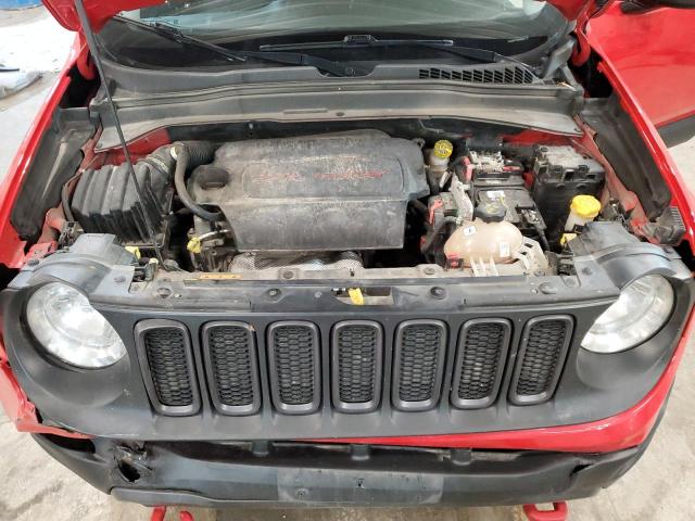 ZACCJBCT7GPD54579 - 2016 JEEP RENEGADE TRAILHAWK RED photo 11