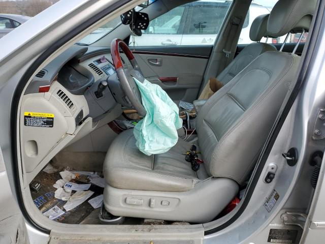 KMHFC46FX7A215762 - 2007 HYUNDAI AZERA SE SILVER photo 7