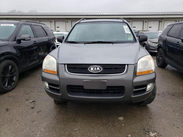 KNDJF723877421601 - 2007 KIA SPORTAGE EX GRAY photo 5