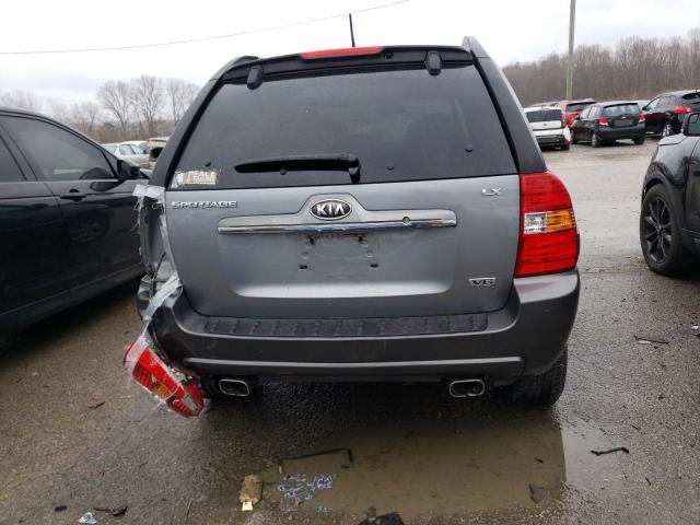 KNDJF723877421601 - 2007 KIA SPORTAGE EX GRAY photo 6