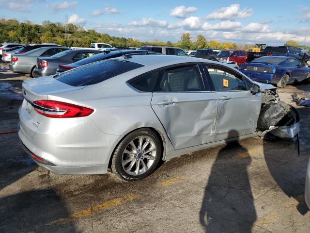 3FA6P0LU2HR325674 - 2017 FORD FUSION SE HYBRID SILVER photo 3