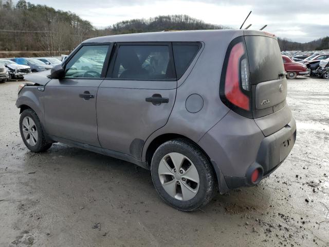 KNDJN2A24F7806683 - 2015 KIA SOUL GRAY photo 2