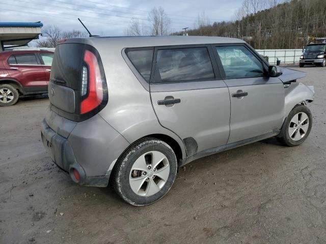 KNDJN2A24F7806683 - 2015 KIA SOUL GRAY photo 3