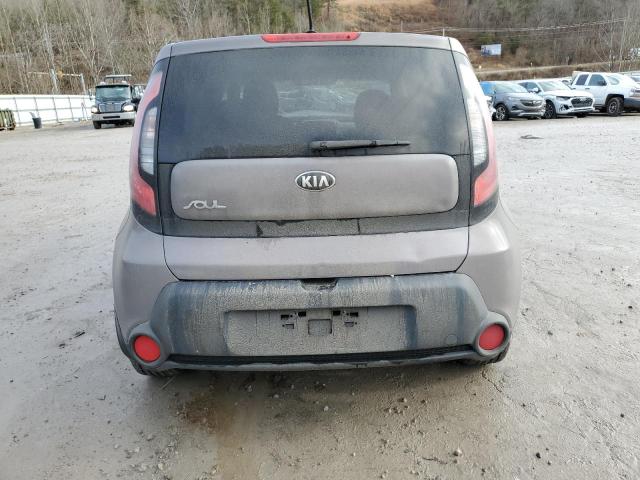 KNDJN2A24F7806683 - 2015 KIA SOUL GRAY photo 6