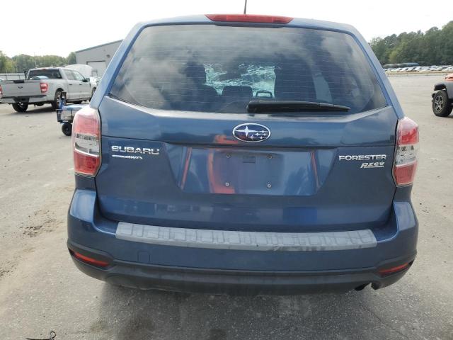 JF2SJAAC3EH456721 - 2014 SUBARU FORESTER 2.5I BLUE photo 6