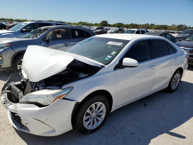 4T4BF1FK1FR462107 - 2015 TOYOTA CAMRY LE WHITE photo 1