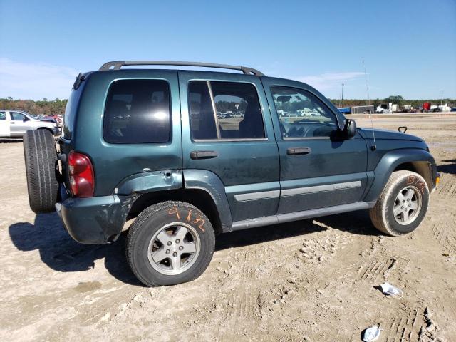 1J4GK38K95W670032 - 2005 JEEP LIBERTY RENEGADE TEAL photo 3