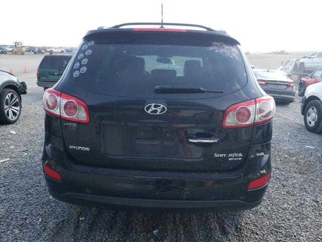 5NMSK3AB7AH392996 - 2010 HYUNDAI SANTA FE LIMITED BLACK photo 6