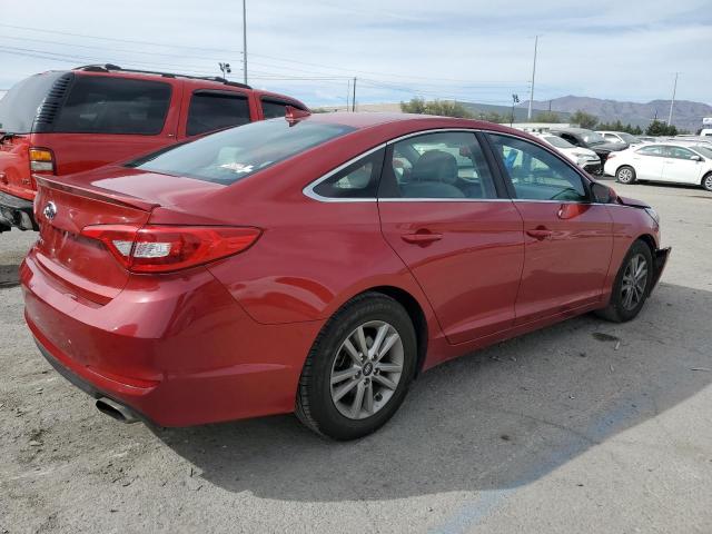 5NPE24AF3HH572866 - 2017 HYUNDAI SONATA SE RED photo 3