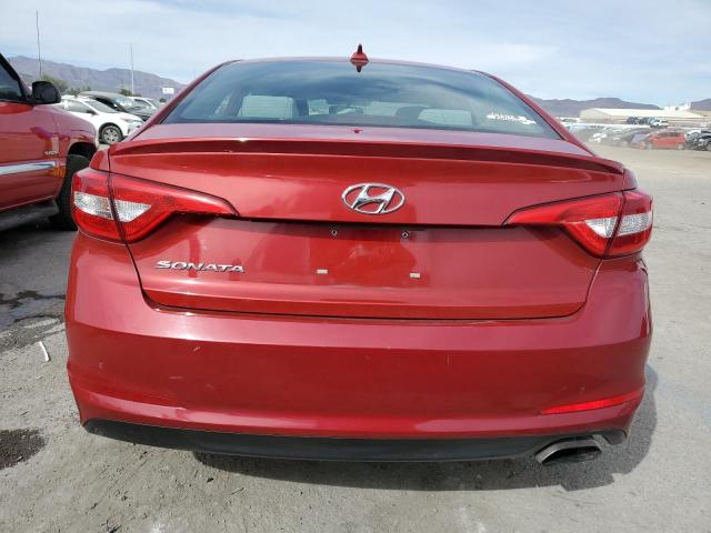 5NPE24AF3HH572866 - 2017 HYUNDAI SONATA SE RED photo 6