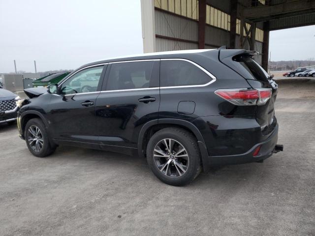5TDJKRFH6GS302674 - 2016 TOYOTA HIGHLANDER XLE BLACK photo 2