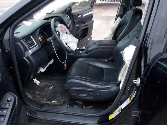 5TDJKRFH6GS302674 - 2016 TOYOTA HIGHLANDER XLE BLACK photo 7