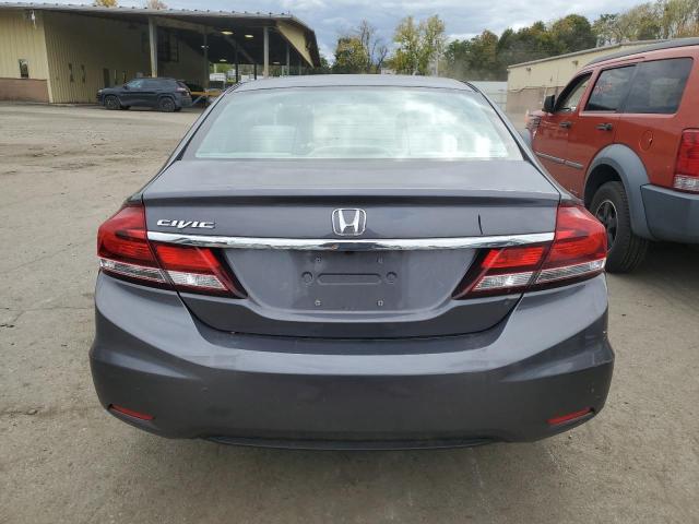 19XFB2F58EE233450 - 2014 HONDA CIVIC LX GRAY photo 6