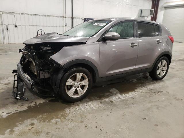 KNDPB3A25D7464263 - 2013 KIA SPORTAGE BASE GRAY photo 1