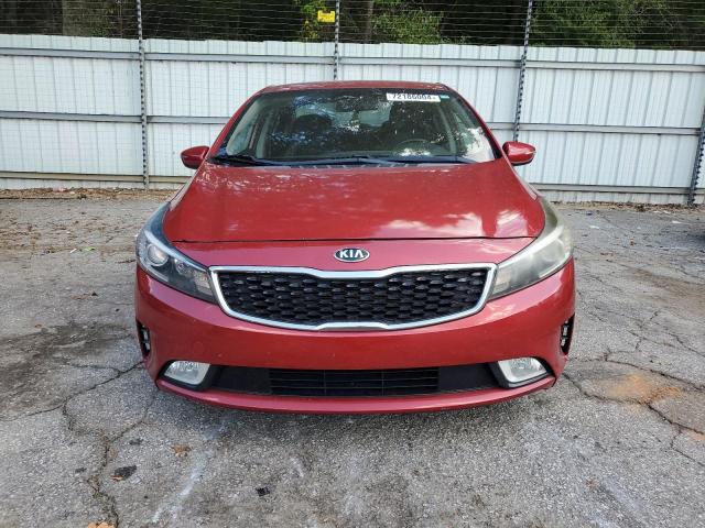 3KPFL4A78HE111791 - 2017 KIA FORTE LX BURGUNDY photo 5