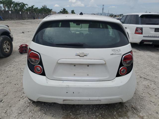 1G1JA6SH1E4134791 - 2014 CHEVROLET SONIC LS WHITE photo 6