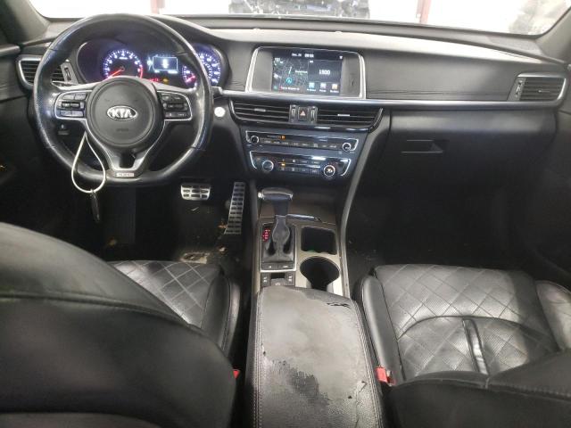 5XXGV4L20GG033237 - 2016 KIA OPTIMA SXL BLACK photo 8