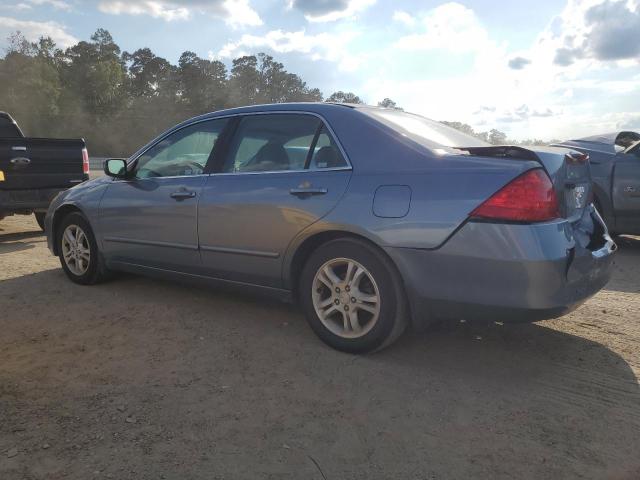 1HGCM56347A037011 - 2007 HONDA ACCORD SE BLUE photo 2