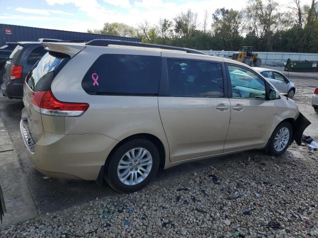 5TDYK3DC4DS398495 - 2013 TOYOTA SIENNA XLE TAN photo 3