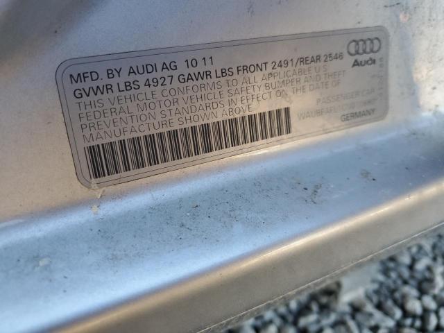 WAUBFAFL1CN010880 - 2012 AUDI A4 PREMIUM SILVER photo 12