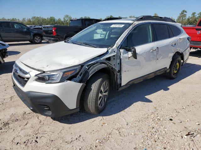 4S4BTAFC6N3145262 - 2022 SUBARU OUTBACK PREMIUM WHITE photo 1