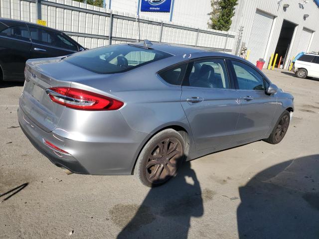 3FA6P0CD0LR115468 - 2020 FORD FUSION SEL SILVER photo 3