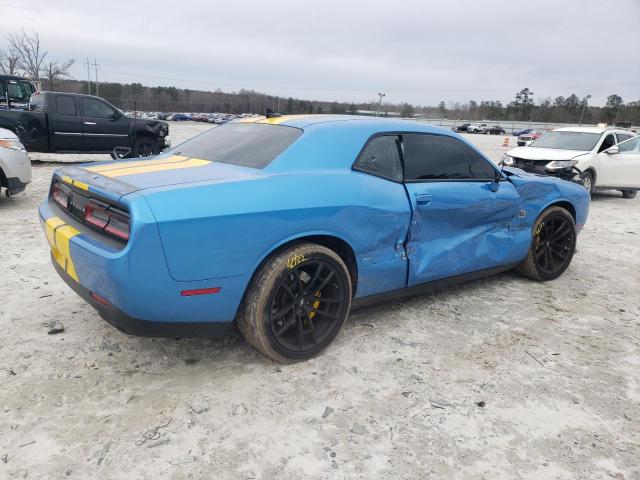 2C3CDZFJ6KH642263 - 2019 DODGE CHALLENGER R/T SCAT PACK BLUE photo 3