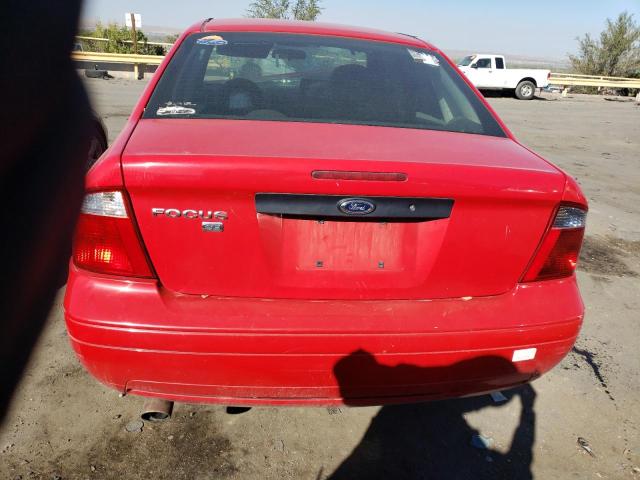 1FAFP34N87W254498 - 2007 FORD FOCUS ZX4 RED photo 6