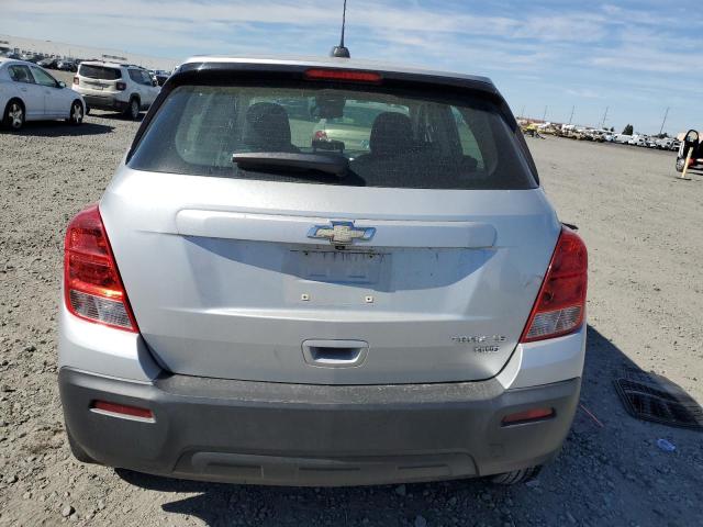 3GNCJPSB0FL221862 - 2015 CHEVROLET TRAX 1LS SILVER photo 6