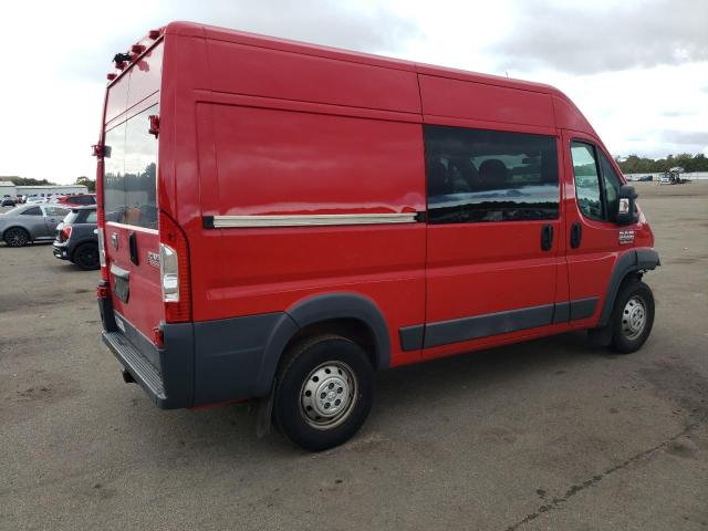 3C6TRVCG5GE131555 - 2016 RAM PROMASTER 2500 HIGH წითელი ფოტო 3