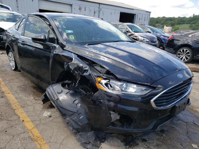 3FA6P0G78LR162039 - 2020 FORD FUSION S BLACK photo 1